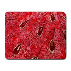 Red Peacock Floral Embroidered Long Qipao Traditional Chinese Cheongsam Mandarin Small Mousepad
