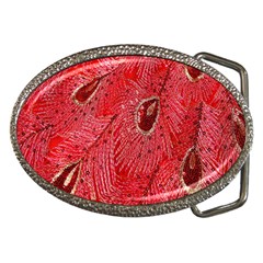 Red Peacock Floral Embroidered Long Qipao Traditional Chinese Cheongsam Mandarin Belt Buckles
