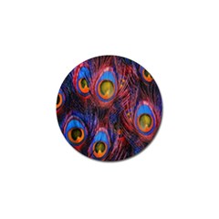 Pretty Peacock Feather Golf Ball Marker by Ket1n9