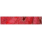 Red Peacock Floral Embroidered Long Qipao Traditional Chinese Cheongsam Mandarin Large Premium Plush Fleece Scarf  Front