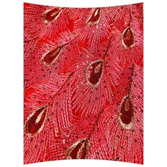 Red Peacock Floral Embroidered Long Qipao Traditional Chinese Cheongsam Mandarin Back Support Cushion