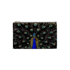 Peacock Cosmetic Bag (small) by Ket1n9