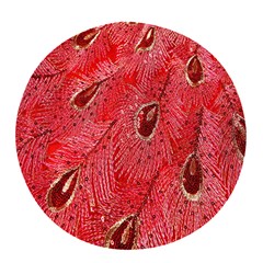 Red Peacock Floral Embroidered Long Qipao Traditional Chinese Cheongsam Mandarin Pop socket