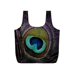 Peacock Feather Full Print Recycle Bag (s) by Ket1n9