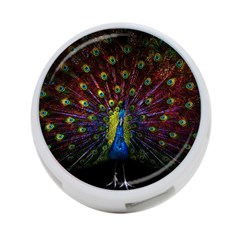 Beautiful Peacock Feather 4-port Usb Hub (one Side) by Ket1n9