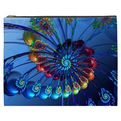 Top Peacock Feathers Cosmetic Bag (xxxl) by Ket1n9