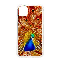 Fractal Peacock Art Iphone 11 Tpu Uv Print Case by Ket1n9