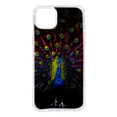 Beautiful Peacock Feather Iphone 14 Plus Tpu Uv Print Case by Ket1n9