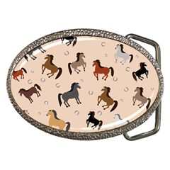 Horses For Courses Pattern Belt Buckles by Ket1n9