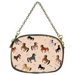 Horses For Courses Pattern Chain Purse (one Side) by Ket1n9