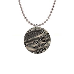 Alien Planet Surface 1  Button Necklace by Ket1n9