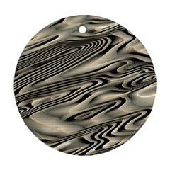 Alien Planet Surface Round Ornament (two Sides) by Ket1n9