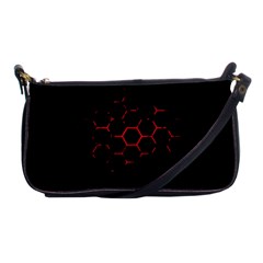 Abstract Pattern Honeycomb Shoulder Clutch Bag by Ket1n9