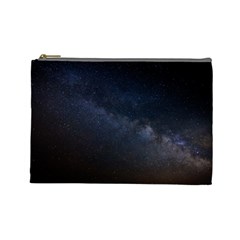 Cosmos Dark Hd Wallpaper Milky Way Cosmetic Bag (large) by Ket1n9