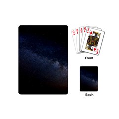 Cosmos Dark Hd Wallpaper Milky Way Playing Cards Single Design (mini) by Ket1n9