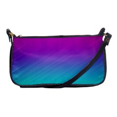 Background Pink Blue Gradient Shoulder Clutch Bag