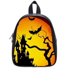Halloween Night Terrors School Bag (small) by Ket1n9