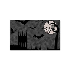 Halloween Background Halloween Scene Sticker Rectangular (100 Pack) by Ket1n9