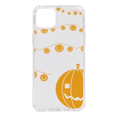 Pumpkin Halloween Deco Garland Iphone 14 Plus Tpu Uv Print Case by Ket1n9