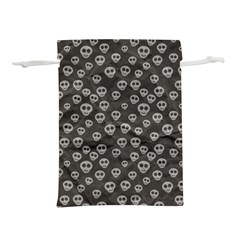 Skull Halloween Background Texture Lightweight Drawstring Pouch (s) by Ket1n9