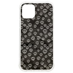 Skull Halloween Background Texture Iphone 12/12 Pro Tpu Uv Print Case by Ket1n9