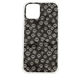 Skull Halloween Background Texture Iphone 12 Pro Max Tpu Uv Print Case by Ket1n9