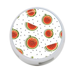 Seamless Background Pattern-with-watermelon Slices 4-port Usb Hub (one Side) by Ket1n9