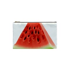 Seamless Background With Watermelon Slices Cosmetic Bag (Small)