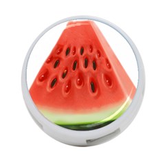 Seamless Background With Watermelon Slices 4-Port USB Hub (One Side)