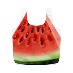 Seamless Background With Watermelon Slices Full Print Recycle Bag (M)