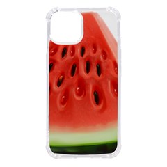 Seamless Background With Watermelon Slices Iphone 14 Tpu Uv Print Case by Ket1n9