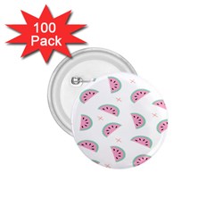 Seamless Background With Watermelon Slices 1.75  Buttons (100 pack) 