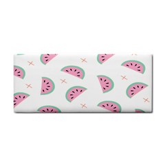 Seamless Background With Watermelon Slices Hand Towel