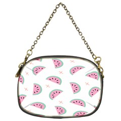 Fresh Watermelon Slices Texture Chain Purse (Two Sides)