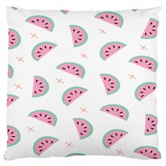 Seamless Background With Watermelon Slices Large Cushion Case (One Side)