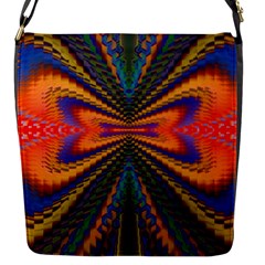 Casanova Abstract Art-colors Cool Druffix Flower Freaky Trippy Flap Closure Messenger Bag (s) by Ket1n9