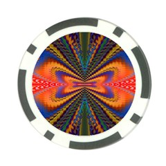 Casanova Abstract Art-colors Cool Druffix Flower Freaky Trippy Poker Chip Card Guard by Ket1n9