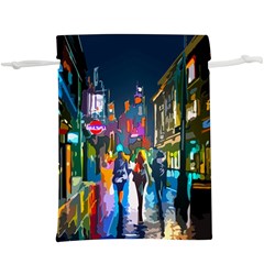 Abstract Vibrant Colour Cityscape Lightweight Drawstring Pouch (xl) by Ket1n9