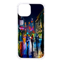 Abstract Vibrant Colour Cityscape Iphone 13 Tpu Uv Print Case