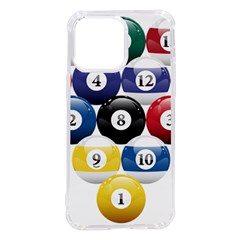 Racked Billiard Pool Balls Iphone 14 Pro Max Tpu Uv Print Case by Ket1n9