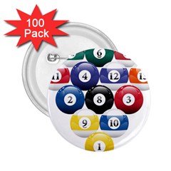 Abstract Vibrant Colour Botany 2.25  Buttons (100 pack) 