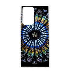 Stained Glass Rose Window In France s Strasbourg Cathedral Samsung Galaxy Note 20 Ultra Tpu Uv Case by Ket1n9