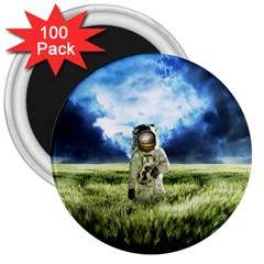 Astronaut 3  Magnets (100 Pack) by Ket1n9