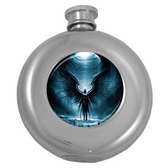 Rising Angel Fantasy Round Hip Flask (5 Oz) by Ket1n9