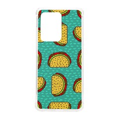 Taco Drawing Background Mexican Fast Food Pattern Samsung Galaxy S20 Ultra 6 9 Inch Tpu Uv Case by Ket1n9