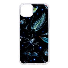 Colorful Abstract Pattern Consisting Glowing Lights Luminescent Images Marine Plankton Dark Backgrou Iphone 14 Plus Tpu Uv Print Case by Ket1n9