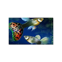 Marine Fishes Sticker Rectangular (10 Pack)