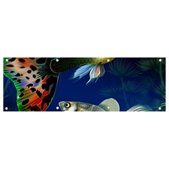 Marine Fishes Banner And Sign 9  X 3  by Ket1n9