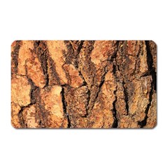 Bark Texture Wood Large Rough Red Wood Outside California Magnet (rectangular) by Ket1n9