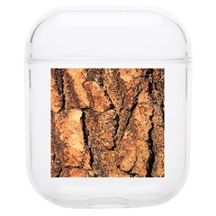 Bark Texture Wood Large Rough Red Wood Outside California Soft Tpu Airpods 1/2 Case by Ket1n9